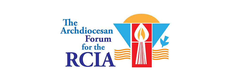 The Archdiocesan Forum for the RCIA Logo