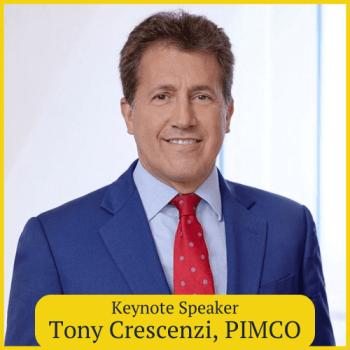 Keynote speaker is Tony Crescenzi, PIMCO