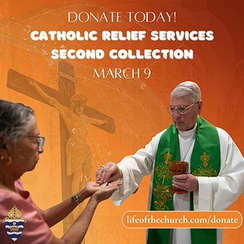 Donate Today! Catholic Relief Services Second Collection is March 9th