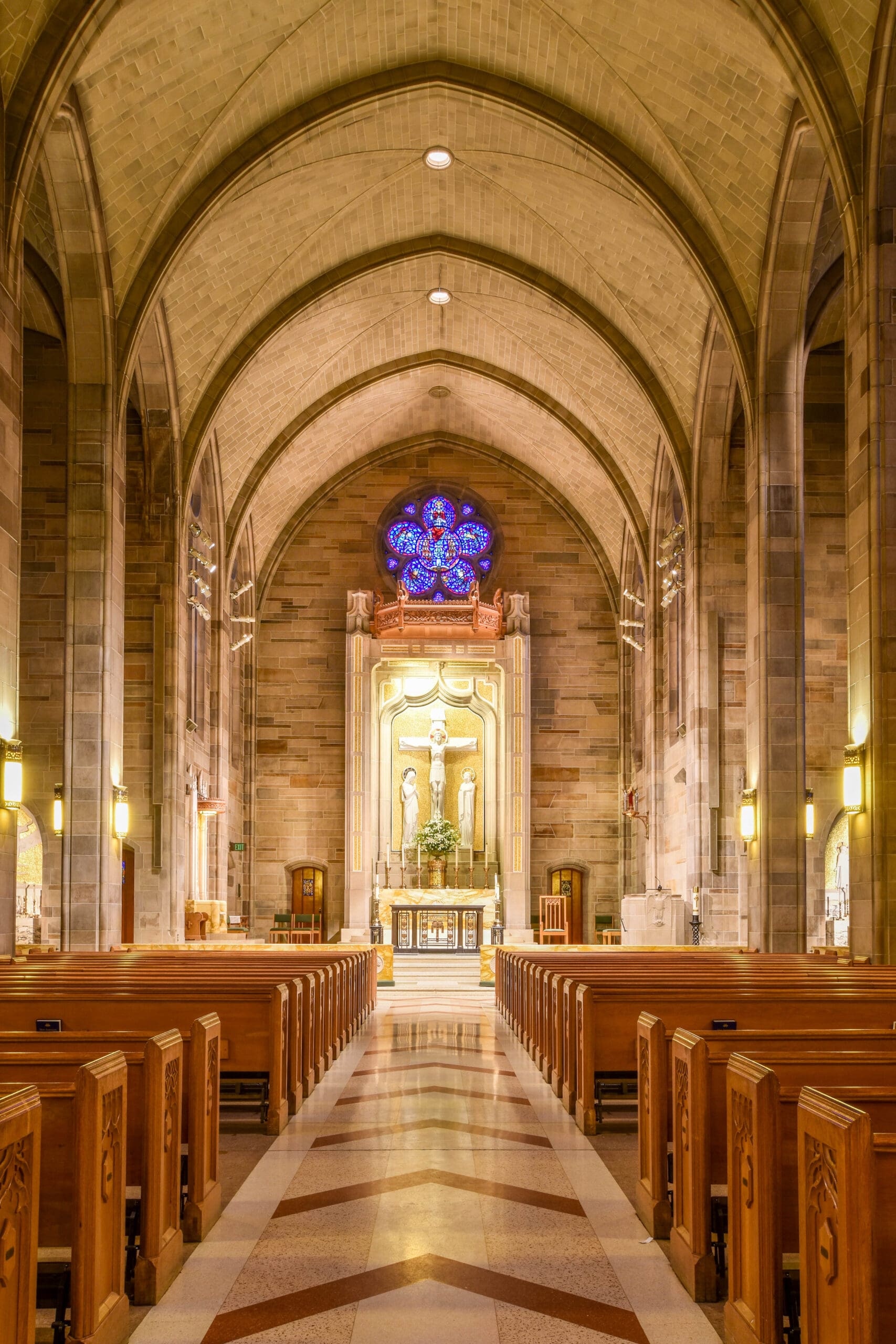 Inside view of the Cathedral of Christ the King