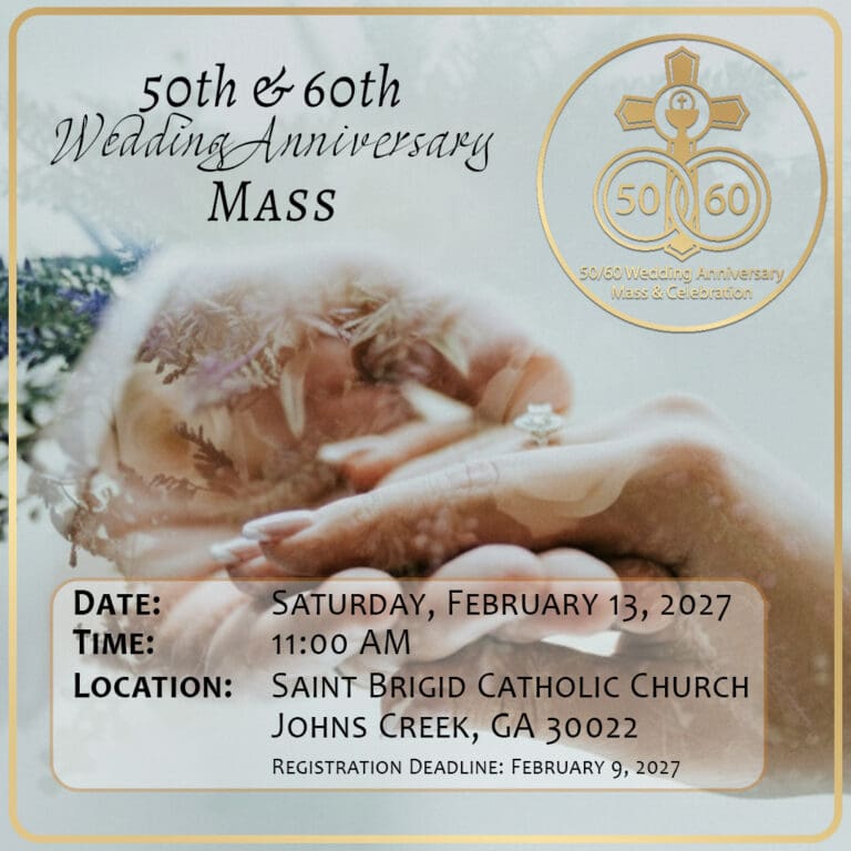 50th & 60th Wedding Anniversary Mass