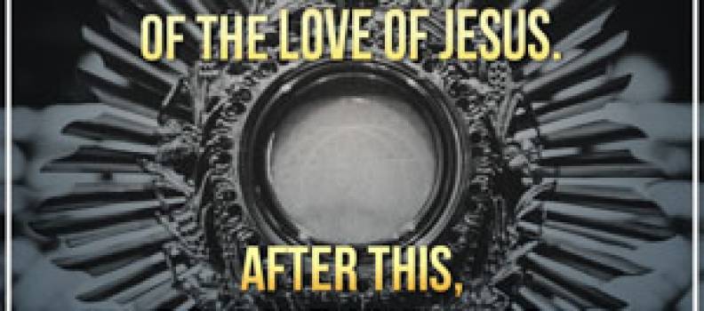 Quote from St. Peter Julian Eymard