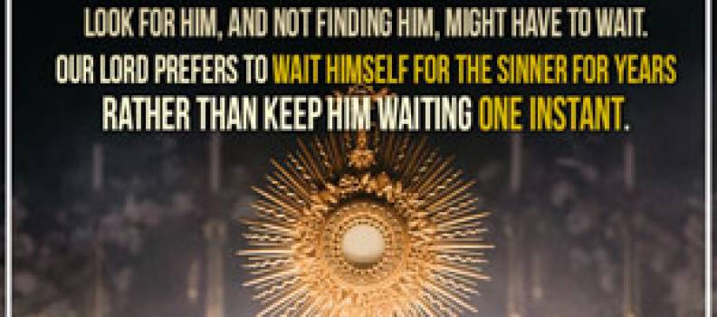 Quote from St. Peter Julian Eymard