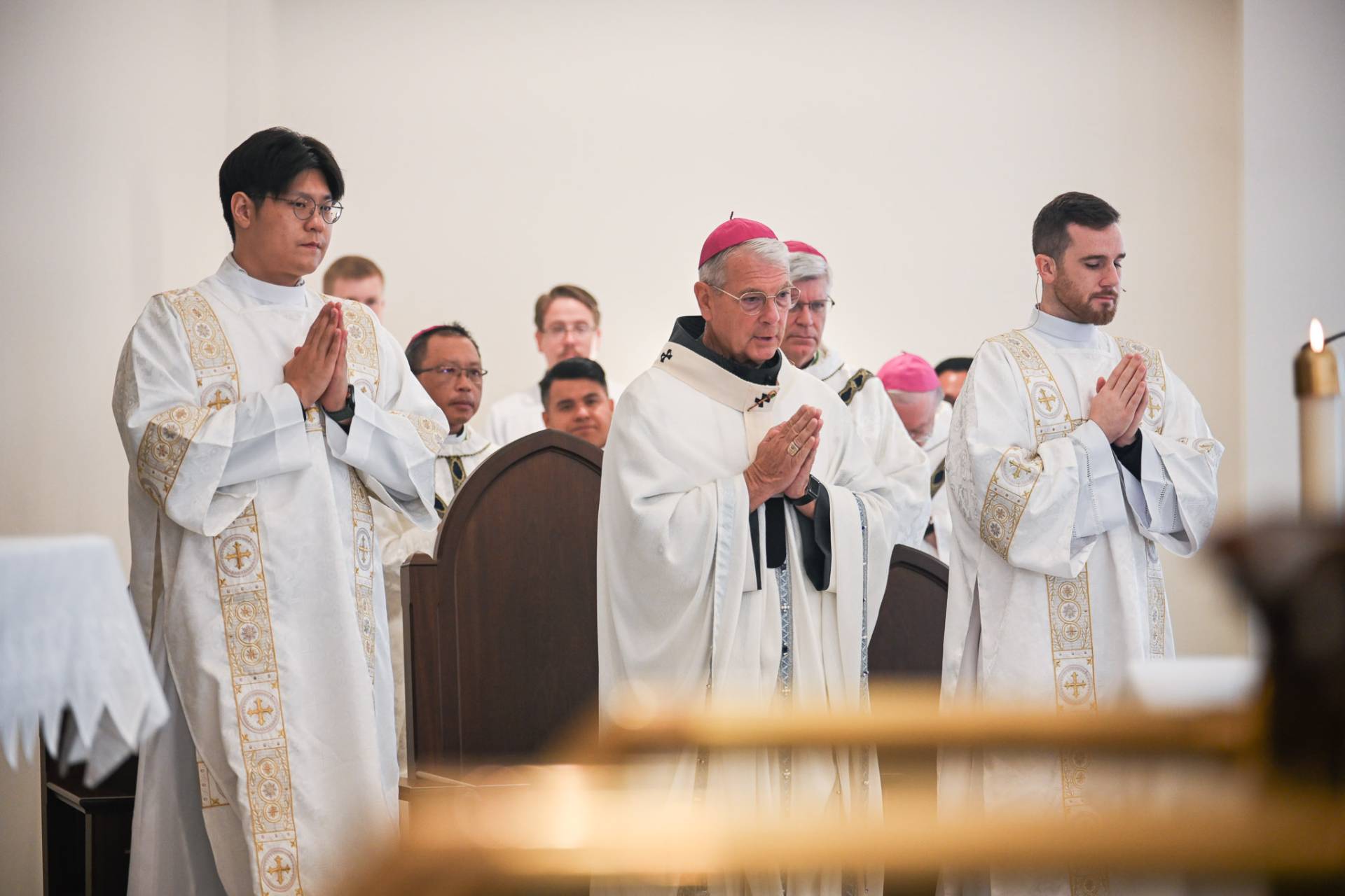 Archbishop at the Seminarians Candidacy Mass